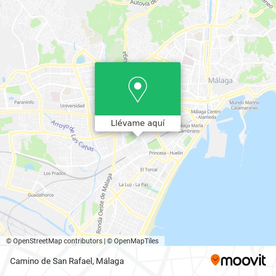 Mapa Camino de San Rafael