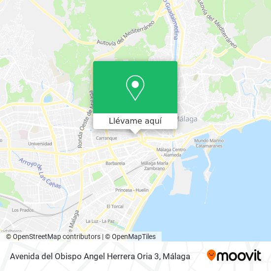 Mapa Avenida del Obispo Angel Herrera Oria 3