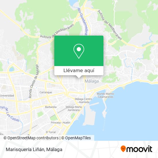 Mapa Marisquería Liñán