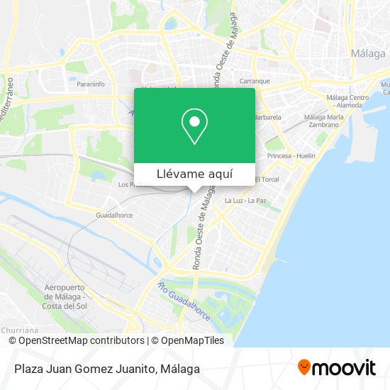 Mapa Plaza Juan Gomez Juanito