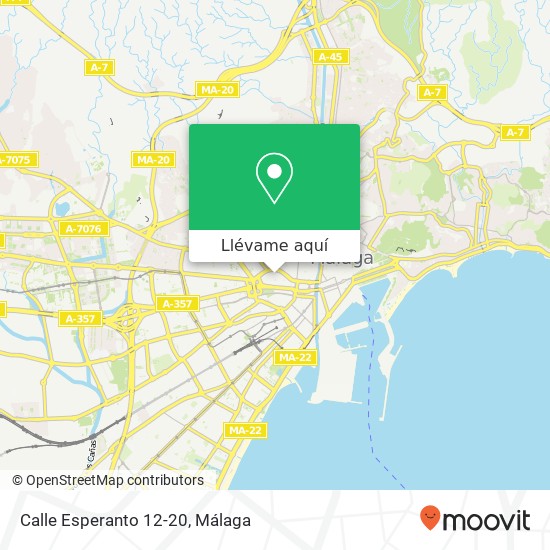 Mapa Calle Esperanto 12-20