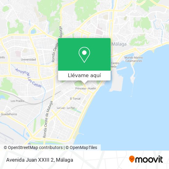 Mapa Avenida Juan XXIII 2