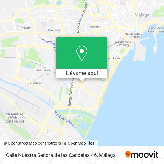 Mapa Calle Nuestra Señora de las Candelas 46