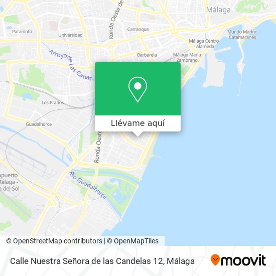 Mapa Calle Nuestra Señora de las Candelas 12