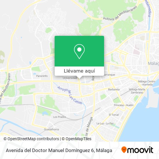 Mapa Avenida del Doctor Manuel Domínguez 6