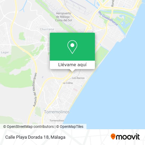Mapa Calle Playa Dorada 18