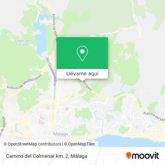Mapa Camino del Colmenar km. 2
