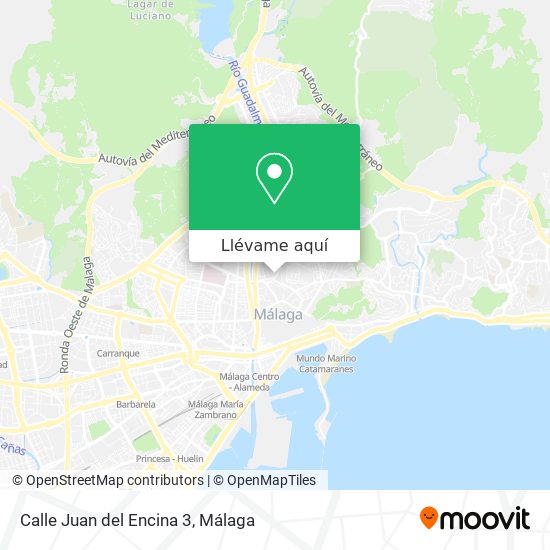 Mapa Calle Juan del Encina 3