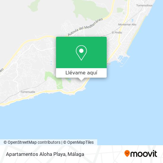 Mapa Apartamentos Aloha Playa