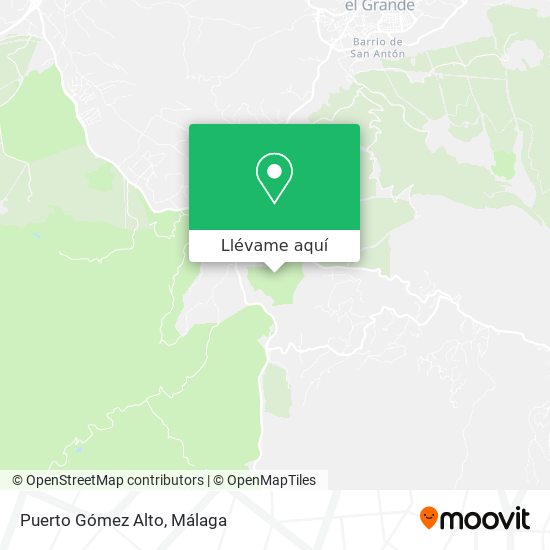 Mapa Puerto Gómez Alto