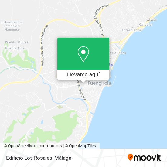 Mapa Edificio Los Rosales