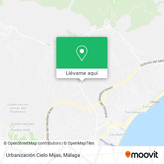 Mapa Urbanización Cielo Mijas