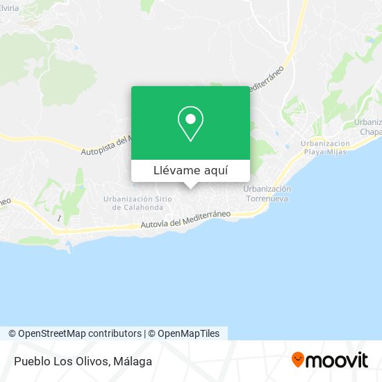 Mapa Pueblo Los Olivos