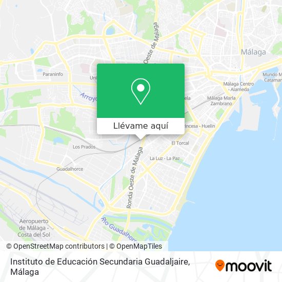 Mapa Instituto de Educación Secundaria Guadaljaire