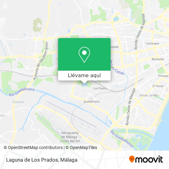 Mapa Laguna de Los Prados
