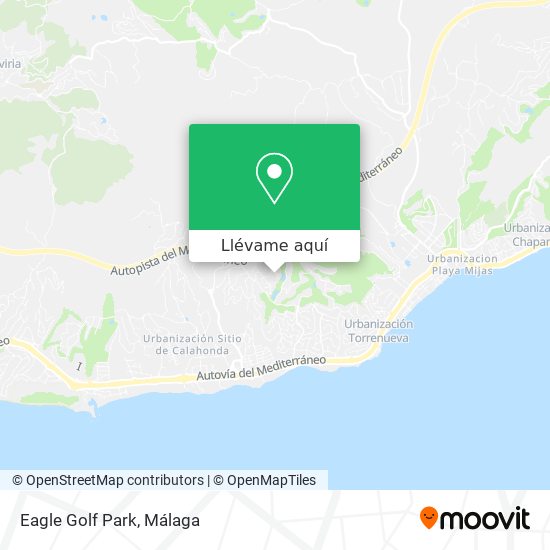 Mapa Eagle Golf Park