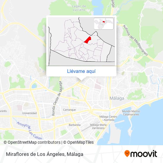 Mapa Miraflores de Los Ángeles