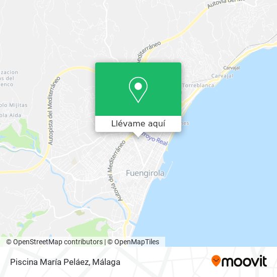 Mapa Piscina María Peláez