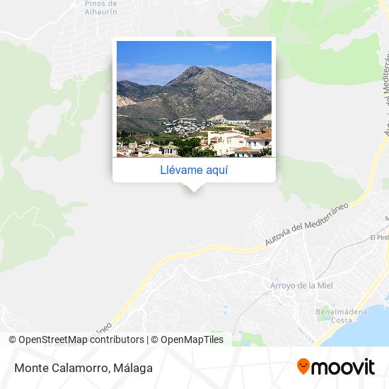 Mapa Monte Calamorro