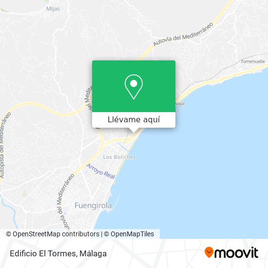 Mapa Edificio El Tormes