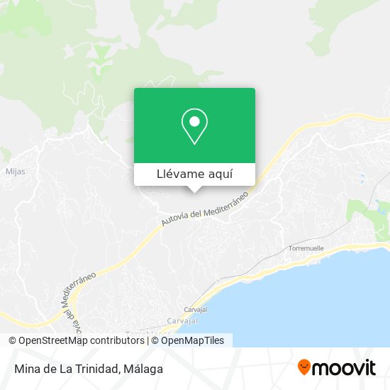 Mapa Mina de La Trinidad