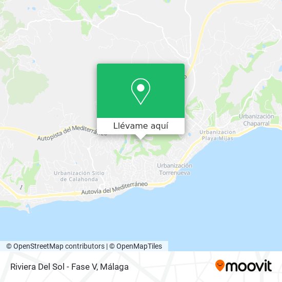 Mapa Riviera Del Sol - Fase V