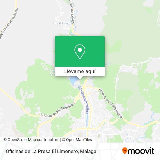 Mapa Oficinas de La Presa El Limonero