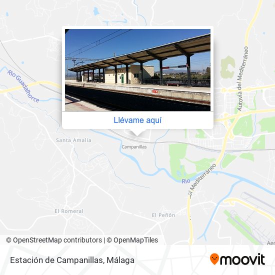 Mapa Estación de Campanillas