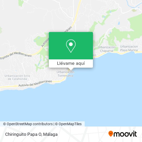 Mapa Chiringuito  Papa O
