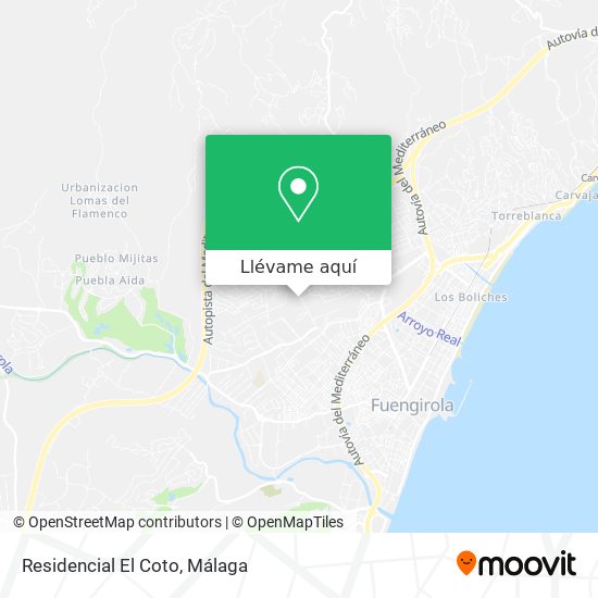 Mapa Residencial El Coto