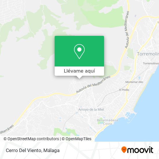 Mapa Cerro Del Viento