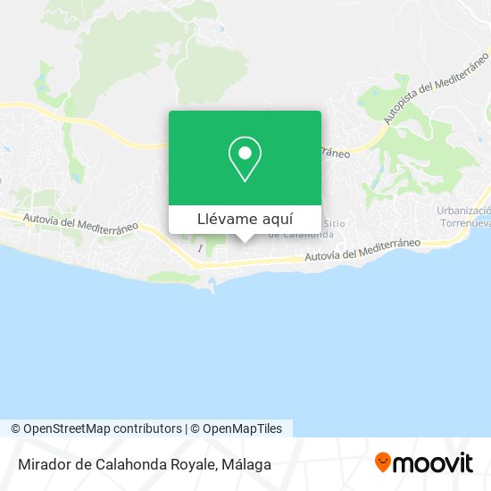 Mapa Mirador de Calahonda Royale