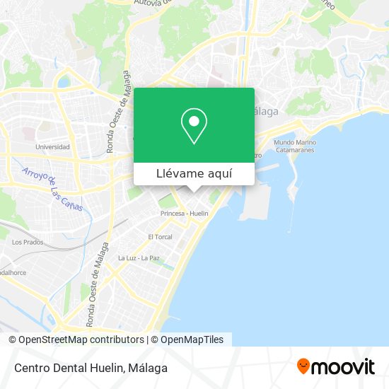 Mapa Centro Dental Huelin