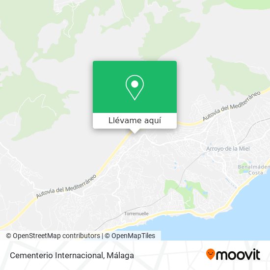 Mapa Cementerio Internacional