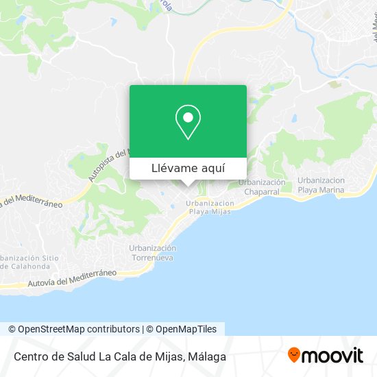 Mapa Centro de Salud La Cala de Mijas