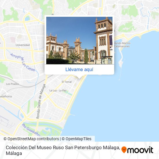 Mapa Colección Del Museo Ruso San Petersburgo Málaga