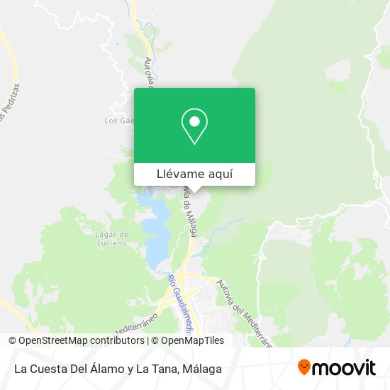 Mapa La Cuesta Del Álamo y La Tana