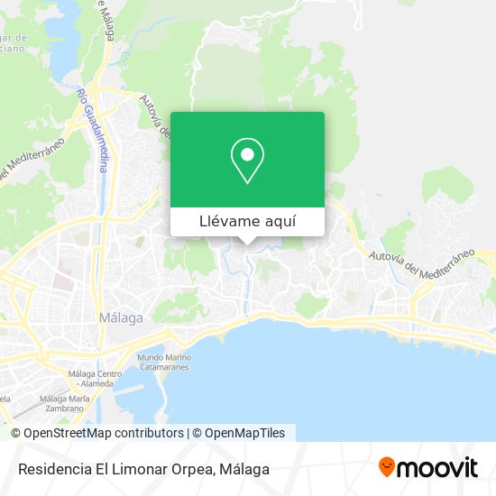 Mapa Residencia El Limonar Orpea