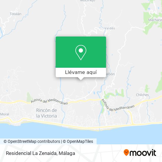 Mapa Residencial La Zenaida