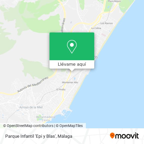 Mapa Parque Infantil 'Epi y Blas'