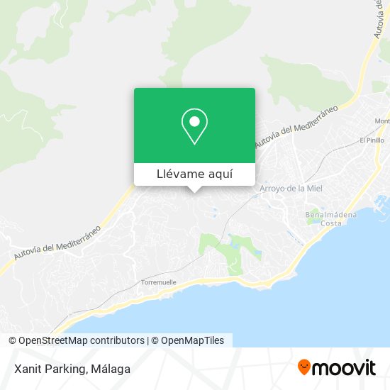 Mapa Xanit Parking