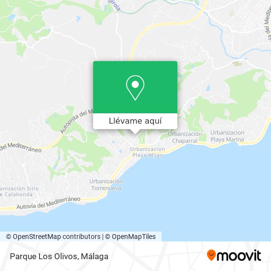 Mapa Parque Los Olivos