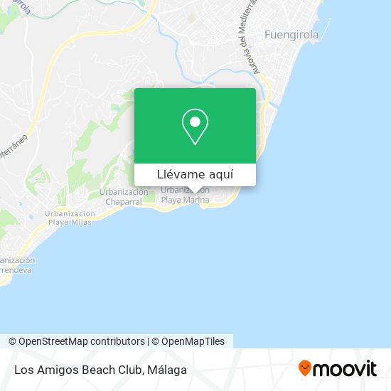 Mapa Los Amigos Beach Club