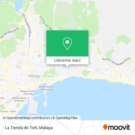 Mapa La Tienda de Toñi