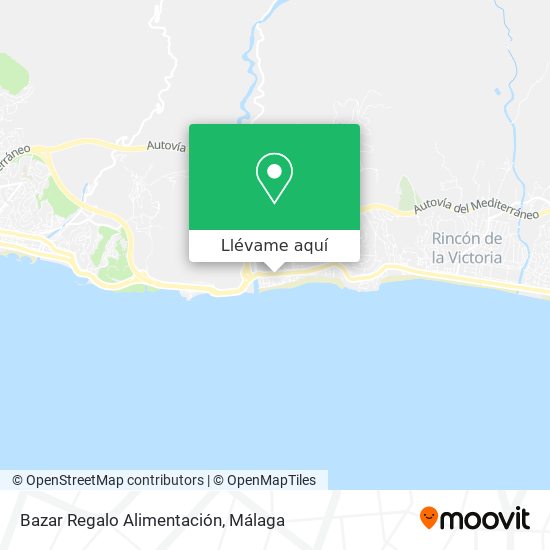 Mapa Bazar Regalo Alimentación