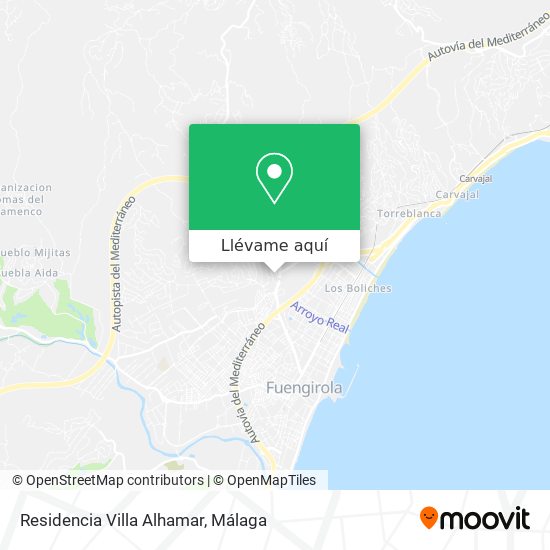 Mapa Residencia Villa Alhamar