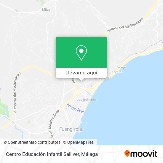 Mapa Centro Educación Infantil Salliver