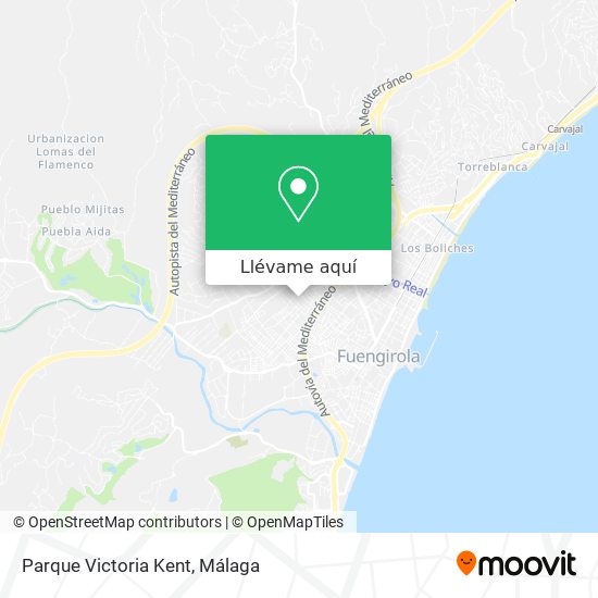 Mapa Parque Victoria Kent