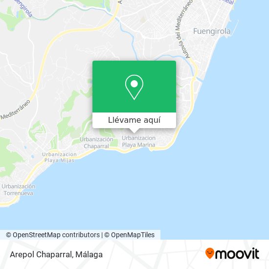 Mapa Arepol Chaparral