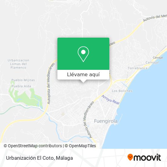 Mapa Urbanización El Coto